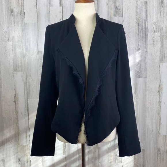Anthropologie Jackets & Blazers - Anthropologie Elevenses Dimmet Drape Topper Blazer